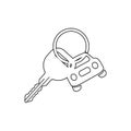 Car key icon. lock symbol icon Vector protection and safety signs Royalty Free Stock Photo