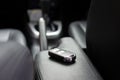 Car key with remote control black Royalty Free Stock Photo
