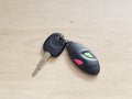 Car key with remote control Royalty Free Stock Photo