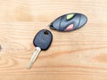 Car key with remote control Royalty Free Stock Photo