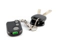 Car keys and charm from car alarm system Royalty Free Stock Photo