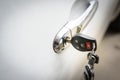 Car keys left in a lock Royalty Free Stock Photo