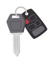 Car keys vector illustration. Royalty Free Stock Photo