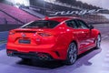 Car kia stinger color red