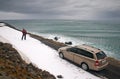 Car in Latrabjarg