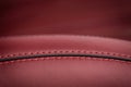 Car leather seat. Royalty Free Stock Photo