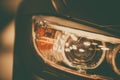 Car LED headlight Royalty Free Stock Photo