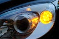 Car light headlight Royalty Free Stock Photo