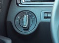 Car lighting switch Royalty Free Stock Photo