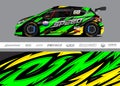 Car livery designs. Abstract sripe racing background Royalty Free Stock Photo
