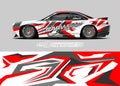 Car livery designsCar livery designs. Abstract sripe racing background Royalty Free Stock Photo