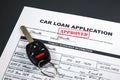 Car Loan Application Approved 002 Royalty Free Stock Photo
