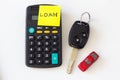 Car loan and car leasing concept Royalty Free Stock Photo