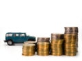 Car loan , money.selective focus