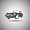 Car logo design. Transport vintage vector Royalty Free Stock Photo