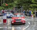 The Car of Lotto-Belisol Team - Tour de France 2014