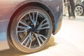 Car mag wheel. Magnesium alloy wheel. Royalty Free Stock Photo