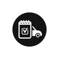 Car maintenance check list vector icon Royalty Free Stock Photo