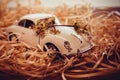 White collectible retro car model Porsche