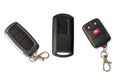 Car or Motorcycle key remote control  isolated on white background Royalty Free Stock Photo