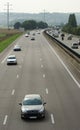 car in the motorway