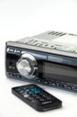 Car mp3 player with ir remote Royalty Free Stock Photo