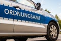 Car Ordnungsamt Germany shield sign