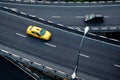 Car on the overpass