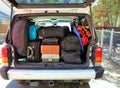 Car Packed for Vacation Royalty Free Stock Photo