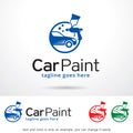 Car Paint Logo Template Design Vector