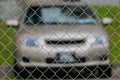 CAR Park Behind Security Fence