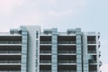 Car park building with Air ventilation pipe Royalty Free Stock Photo