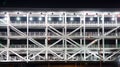 Car park building at night Royalty Free Stock Photo