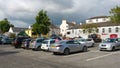 Car Park in central Gatehouse of Fleet, Scottish town in Dumfries and Galloway