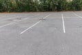 Car park empty. outdoor of parking garage with car and vacant parking lot in parking building. some carpark empty in Condominium o