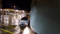 Car park at night Royalty Free Stock Photo