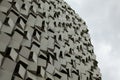 Car park in the shape of a cheesegrater in Sheffield, UK Royalty Free Stock Photo