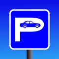 Car park sign