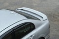 The car parked in the parking lot on rainy days Royalty Free Stock Photo