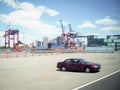 Car parked at Red Hook Container