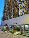 A car parking elevator lift garage