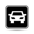 Car parking sign graphic Royalty Free Stock Photo