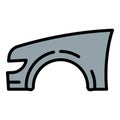 Car part icon outline vector. Auto motor Royalty Free Stock Photo