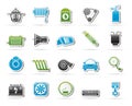 Car part and services icons 2 Royalty Free Stock Photo