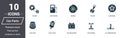 Car parts icons set. Premium quality symbol collection. Car parts icon set simple elements. Ready to use in web design, apps, soft