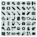 Car parts, tools and accessories Royalty Free Stock Photo