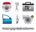 Car parts set