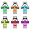 Car Pass Designs for Id Cards