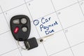 Car payment is due today Royalty Free Stock Photo