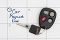 Car payment is due now Royalty Free Stock Photo